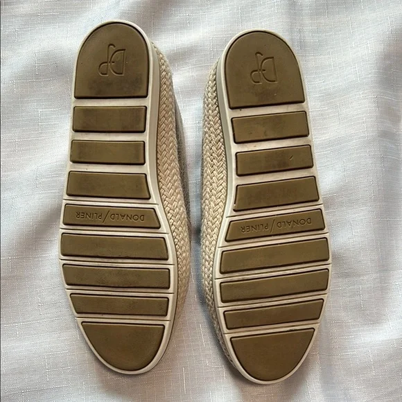 Donald J. Pliner Gold Espadrilles with Shimmery Finish - Picture 5 of 7